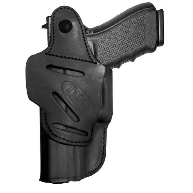 TAGUA 4N1 HOLSTER BLK RH 1911 5" W/THUMB BREAK