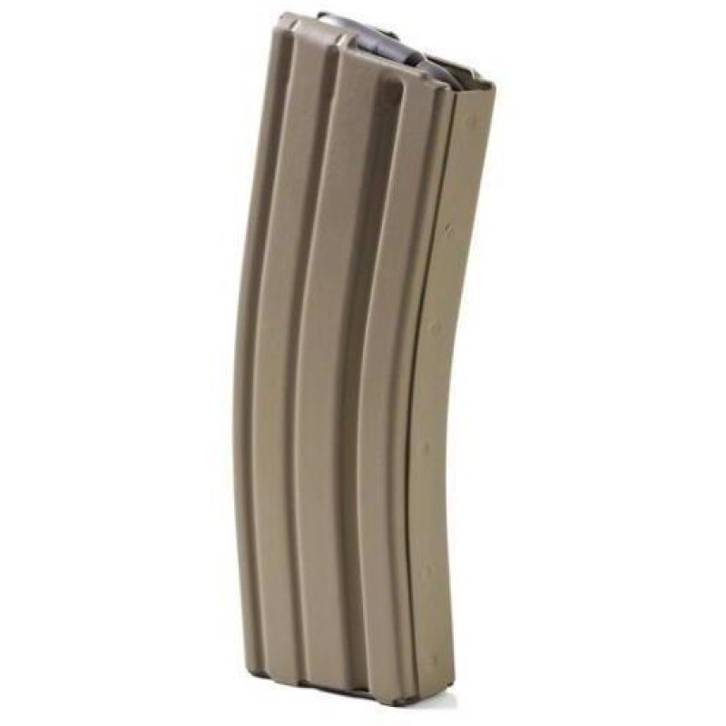 ASC AR15 MAGAZINE .223 FDE STS W/BLK FOLLOWER 30/RD