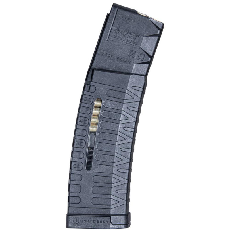 ATI SCHMEISSER 5.56/.223 AR15 60 ROUND MAGAZINE WITH WINDOW G2 MLE