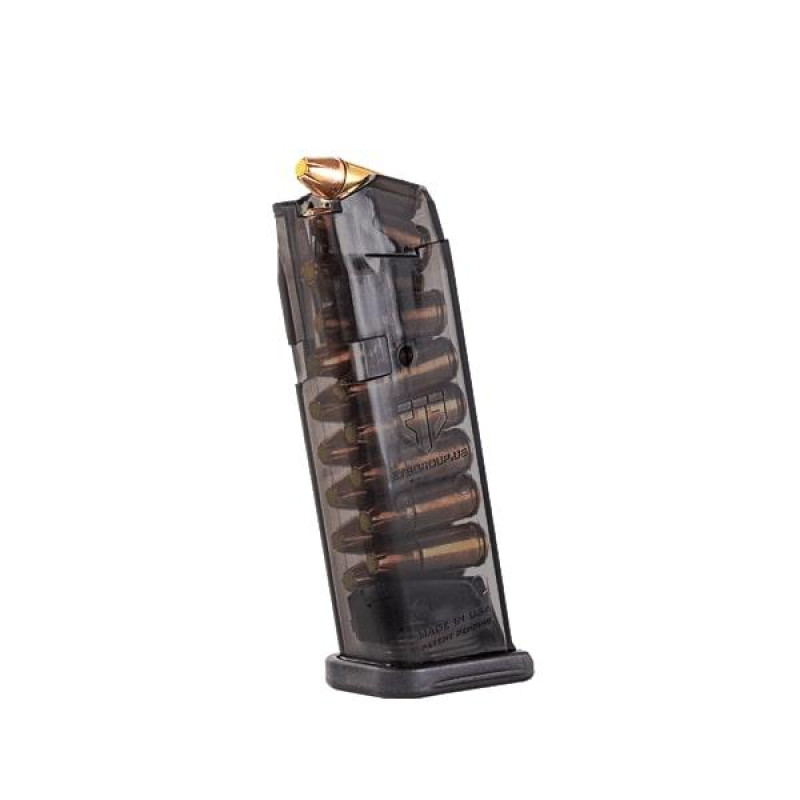 ETS FITS GLOCK¨ 1926 - 15RD 9MM MAG CARBON SMOKE
