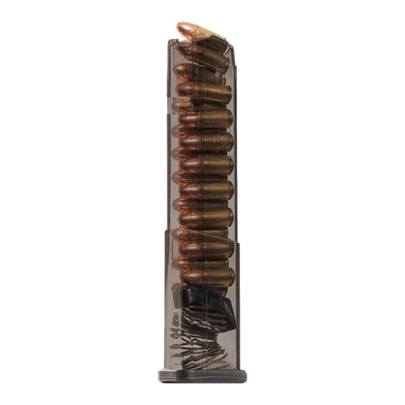 ETS FITS  GLOCK¨ 43X 48 - 19RD 9MM MAG CARBON SMOKE