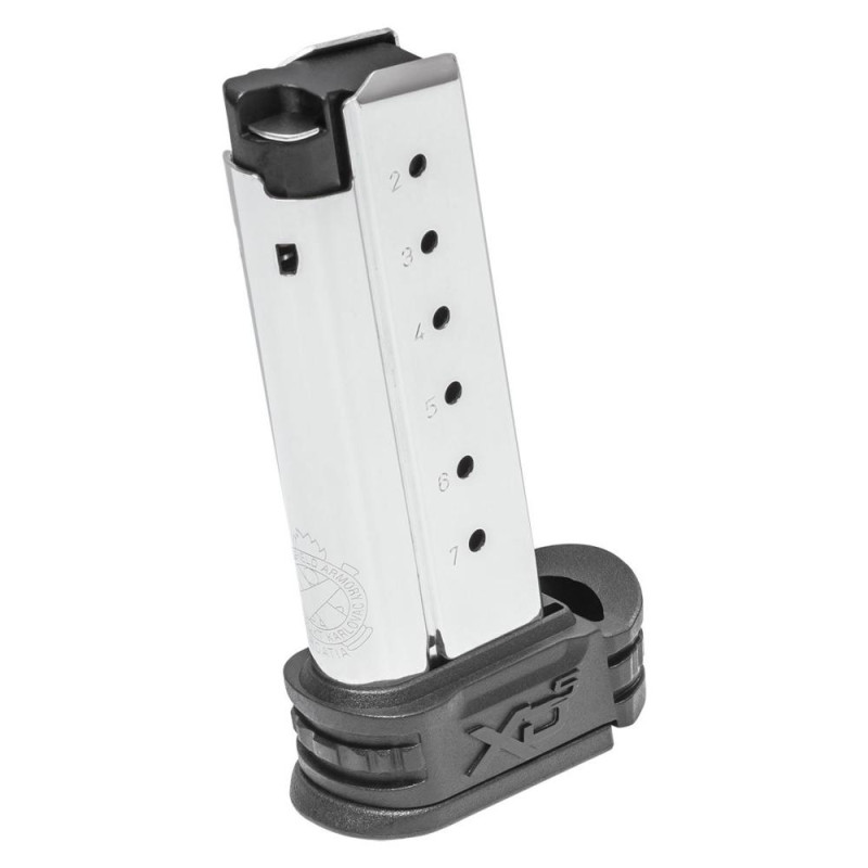 .40 S&W 7-ROUND XD-S MAGAZINE W/BLACK SLEEVES FOR BACKSTRAPS 1 & 2