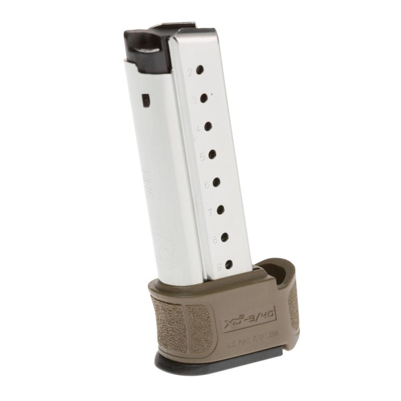9MM 9-ROUND XD-S MOD.2 MAGAZINE W/FLAT DARK EARTH SLEEVE