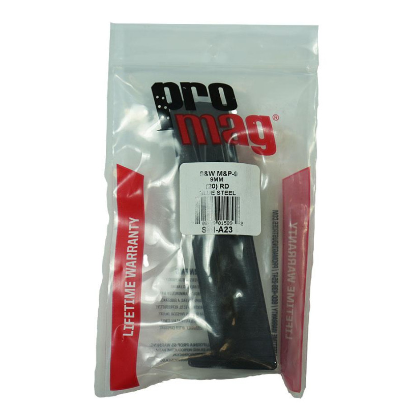 Promag SMITH & WESSON M&P9 9MM (20) RD BLUE STEEL