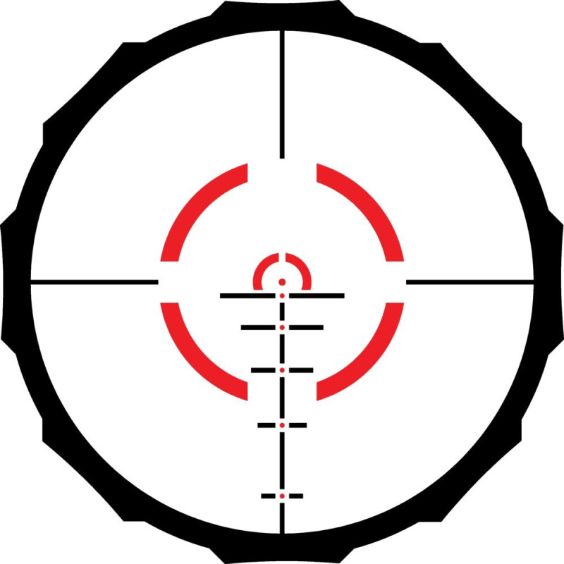 CT Hardline Pro Scope 1-6x24 COMPETITION Etched Illuminated 30mm Tube
