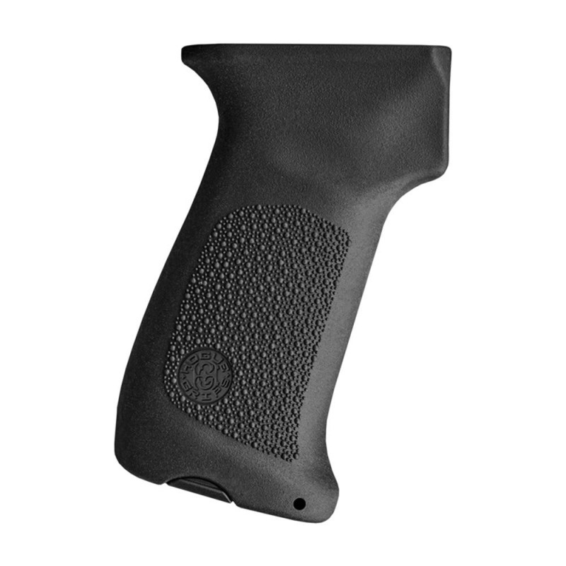 AK-47/AK-74 Rbr Grip w/Door with No Finger Grooves Blk