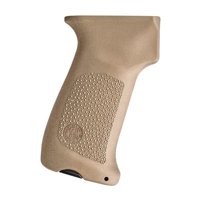 AK-47/AK-74 Rbr Grip w/Door with No Finger Grooves FDE